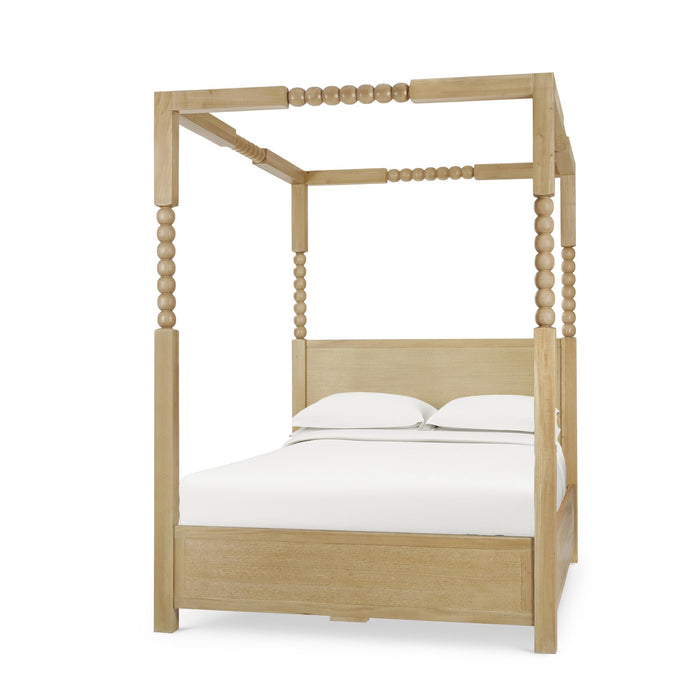 Bramble - Cholet Poster Queen Bed in Fruitwood - 28745FRW-----