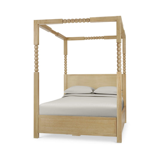 Bramble - Cholet Poster Queen Bed In Fruitwood - 28745FRW----- - GreatFurnitureDeal