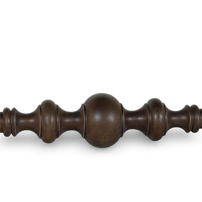 Bramble - Savannah Large Bench in Walnut Finish w/ Thames Natural Performance Fabric - 28748WLTSF247----