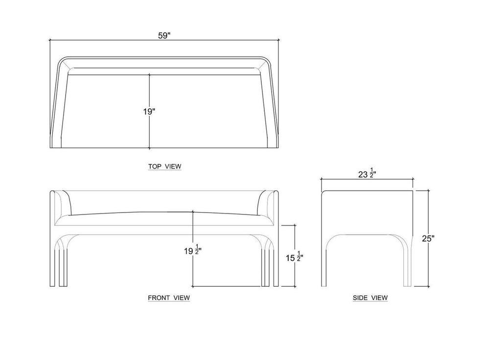 Bramble - Vannes Bench - BR-28753