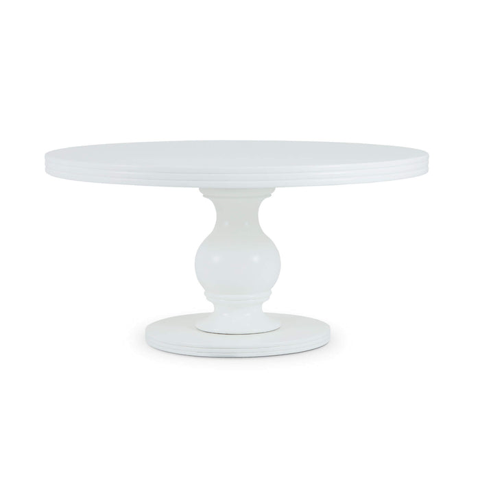 Bramble - Vivienne Dining Table in White Harvest, Light Distressed - US-WS-28761WHD----LDT