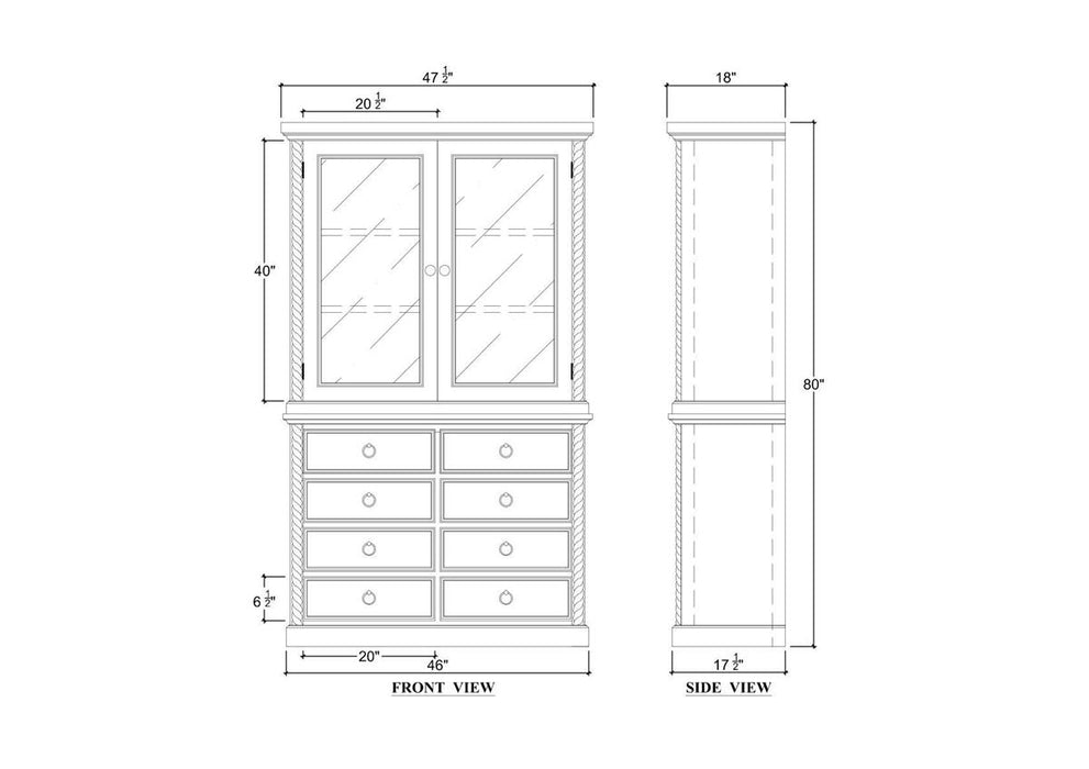 Bramble - Belvedere Hutch - BR-28772