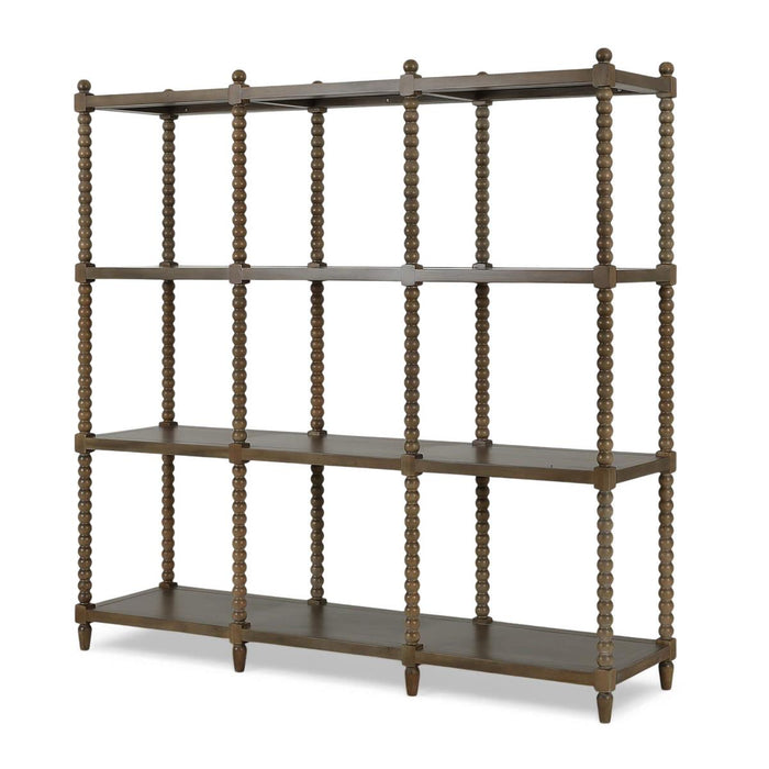 Bramble - Cholet Open Bookcase KD in Straw Wash - 28776STW-----