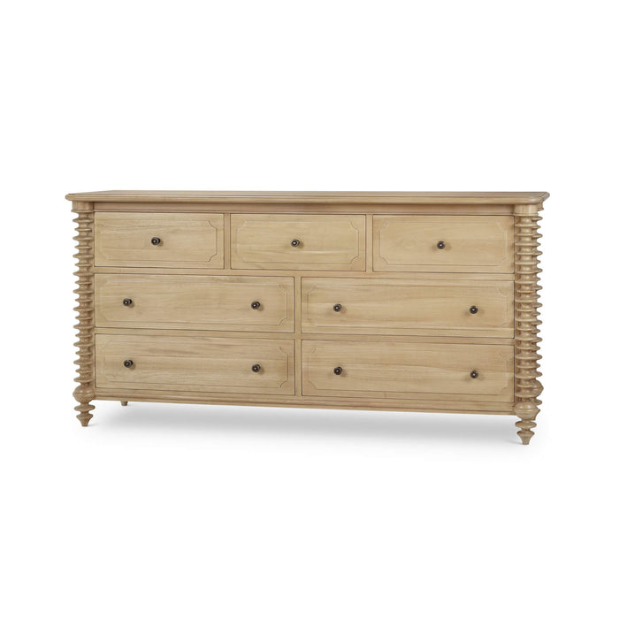Bramble - Milano 7 Drawer Dresser in Fruitwood - 28784FRW----- - GreatFurnitureDeal