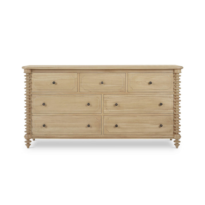 Bramble - Milano 7 Drawer Dresser in Fruitwood - 28784FRW----- - GreatFurnitureDeal