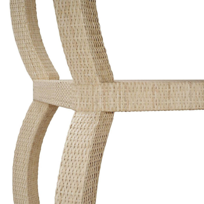 Bramble - Savannah Open Bookcase w/ Rattan - BR-28789