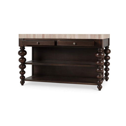 Bramble - Soluna Kitchen Island w/ Butcher Block - BR-28808 - GreatFurnitureDeal