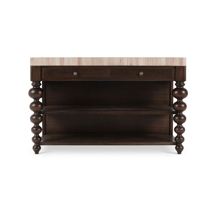 Bramble - Soluna Kitchen Island w/ Butcher Block - BR-28808