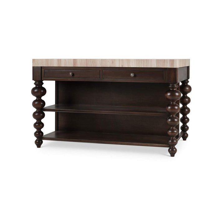 Bramble - Soluna Kitchen Island w/ Butcher Block - BR-28808