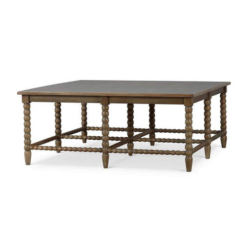 Bramble - Cholet Square Coffee Table in Straw Wash - 28810STW----- - GreatFurnitureDeal