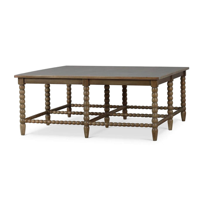 Bramble - Cholet Square Coffee Table in Straw Wash - 28810STW----- - GreatFurnitureDeal