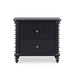 Bramble - Milano 2 Drawer Bedside Table in Batavia Black - 28834BBA----- - GreatFurnitureDeal