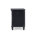 Bramble - Milano 2 Drawer Bedside Table in Batavia Black - 28834BBA----- - GreatFurnitureDeal