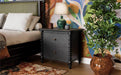 Bramble - Milano 2 Drawer Bedside Table in Batavia Black - 28834BBA----- - GreatFurnitureDeal
