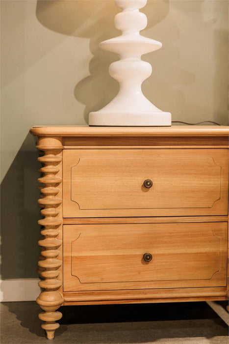 Bramble - Milano 2 Drawer Bedside Table - BR-28834
