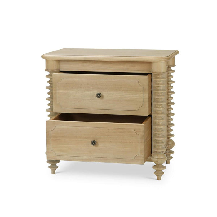 Bramble - Milano 2 Drawer Bedside Table - BR-28834