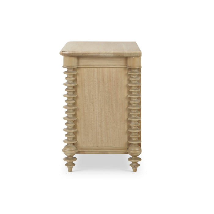 Bramble - Milano 2 Drawer Bedside Table in Fruitwood - 28834FRW----- - GreatFurnitureDeal