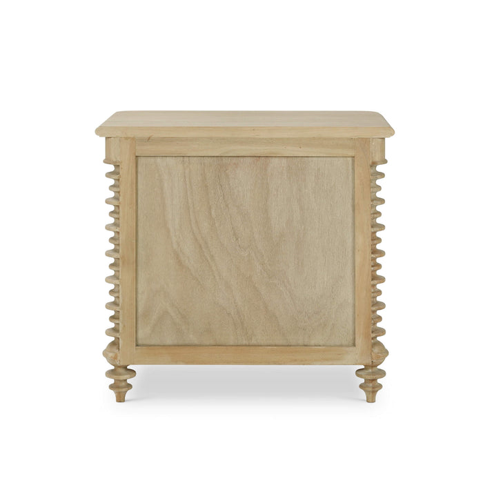 Bramble - Milano 2 Drawer Bedside Table in Fruitwood - 28834FRW----- - GreatFurnitureDeal