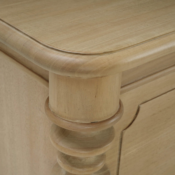 Bramble - Milano 2 Drawer Bedside Table in Fruitwood - 28834FRW----- - GreatFurnitureDeal