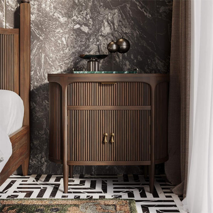 Bramble - Regent Bedside Table w/ Doors - BR-28840