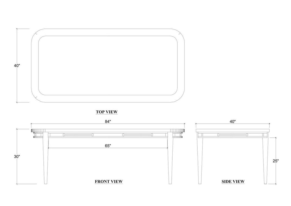 Bramble - Seraphine Dining Table 84'' - BR-28926