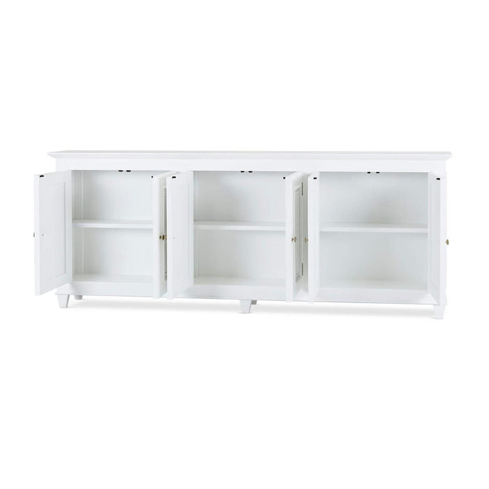 Bramble - Vivienne Narrow Sideboard in True White - 28927TRW-----