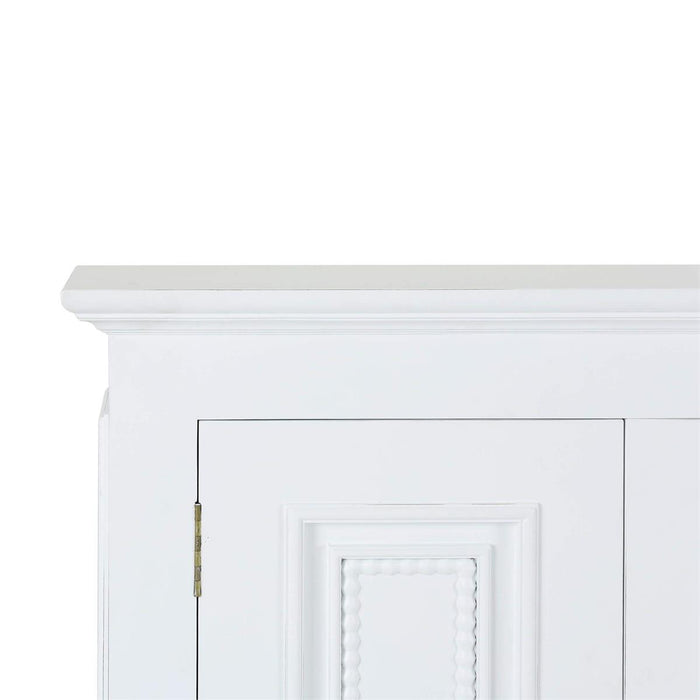Bramble - Vivienne Narrow Sideboard in True White - 28927TRW-----