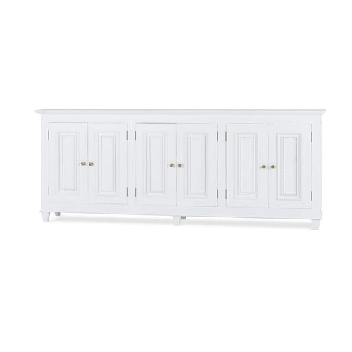 Bramble - Vivienne Narrow Sideboard in True White - 28927TRW----- - GreatFurnitureDeal