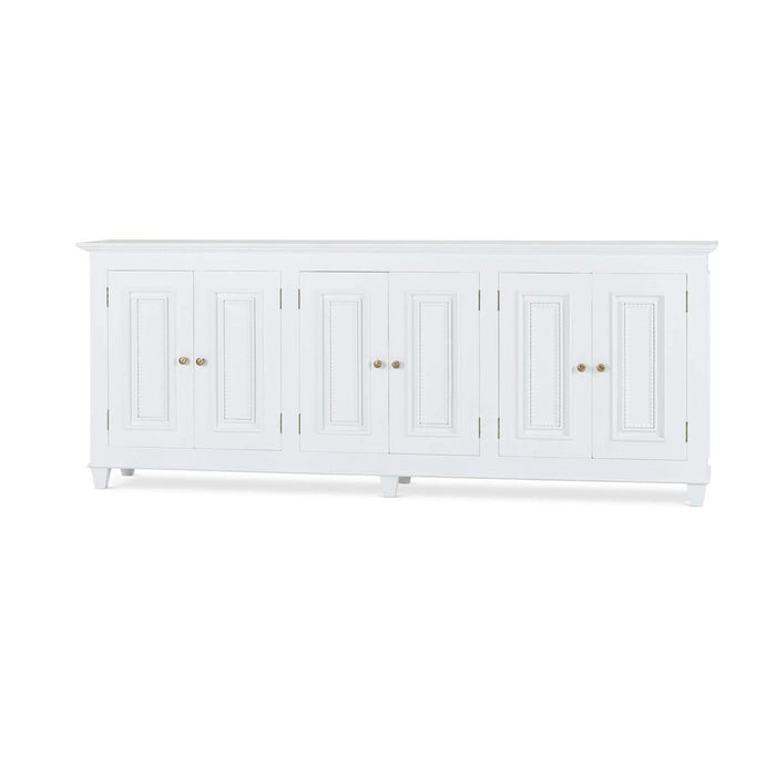 Bramble - Vivienne Narrow Sideboard in True White - 28927TRW-----