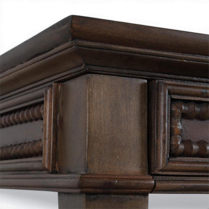 Bramble - Vivienne 3 Drawer Desk in Walnut - 28928WLT-----