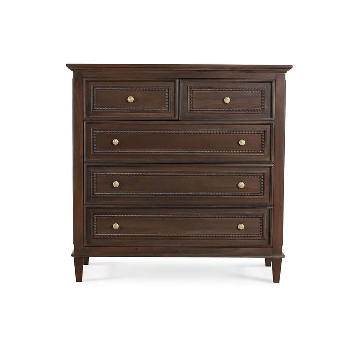 Bramble - Vivienne 5 Drawer Dresser in Walnut - 28937WLT-----