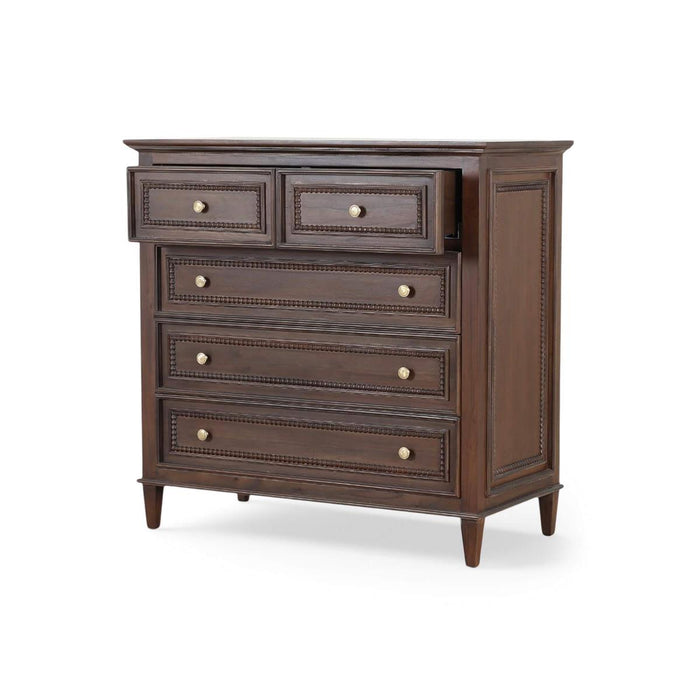 Bramble - Vivienne 5 Drawer Dresser in Walnut - 28937WLT-----