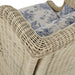 Bramble - Marina Rattan Chair in Natural Rattan w/ Le Jardin Blue Fabric - 28954RNATSA255---- - GreatFurnitureDeal