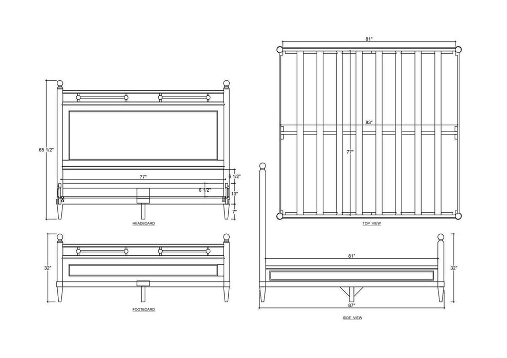 Bramble - Seraphine King Bed - BR-28955