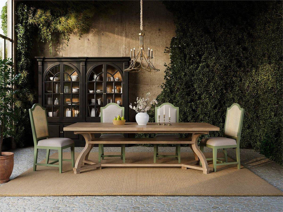 Bramble - Lorient Dining Chair w/ Rattan Back -Set of 2- BR-28957 - GreatFurnitureDeal