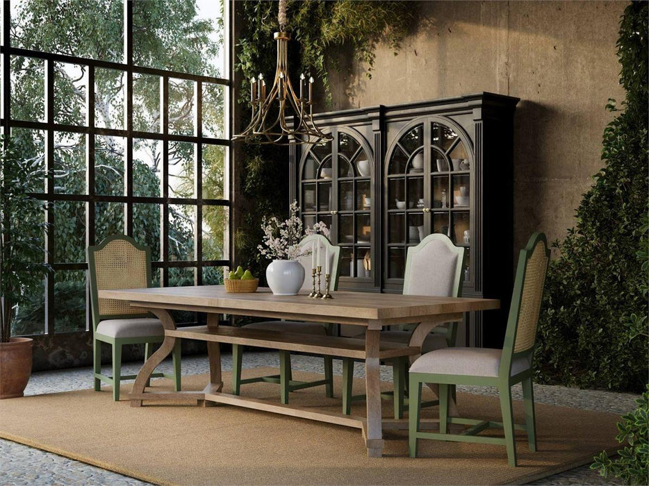 Bramble - Lorient Dining Chair w/ Rattan Back -Set of 2- BR-28957 - GreatFurnitureDeal
