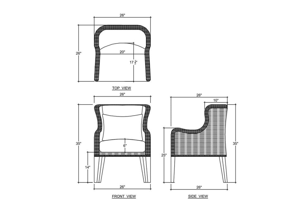 Bramble - Riviera Rattan Chair - BR-28967