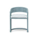 Bramble - Hampton Dining Chair in Ocean Blue w/ Arctic White Performance Fabric Cushion - 28972OCBSF204---NDT - GreatFurnitureDeal