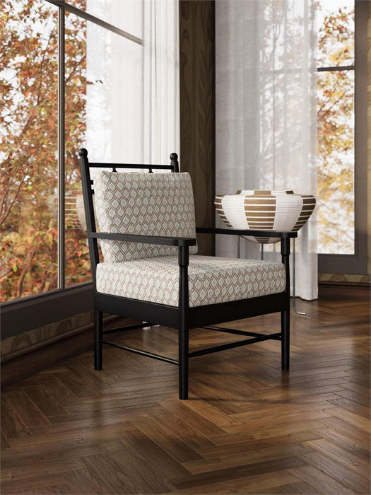 Bramble - Seraphine Lounge Chair w/ Wooden Back - BR-28974