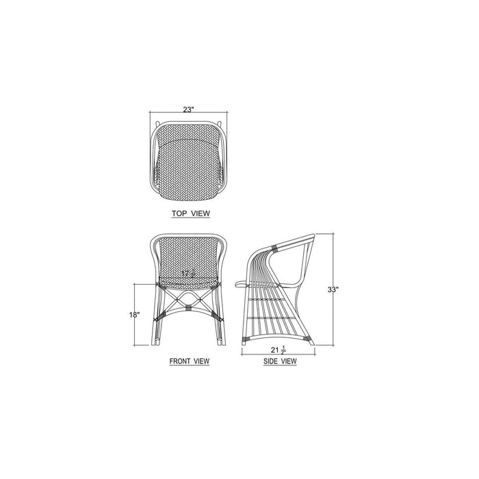 Bramble - Carina Rattan Chair - BR-28978 - GreatFurnitureDeal