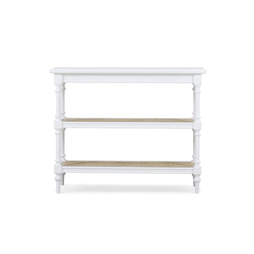 Bramble - Palmetto Console Table w/ 2 Rattan Shelves - BR-28985 - GreatFurnitureDeal