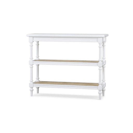 Bramble - Palmetto Console Table w/ 2 Rattan Shelves - BR-28985 - GreatFurnitureDeal