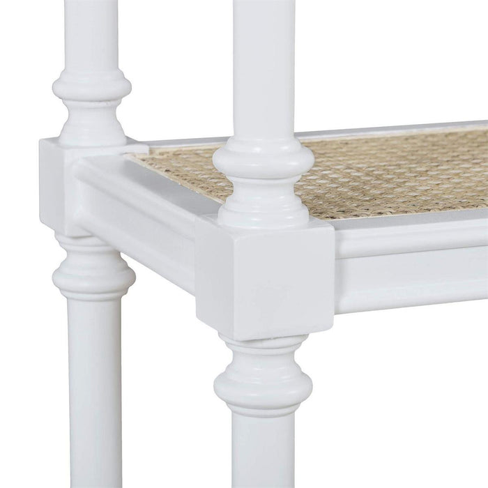 Bramble - Palmetto Console Table w/ 2 Rattan Shelves - BR-28985