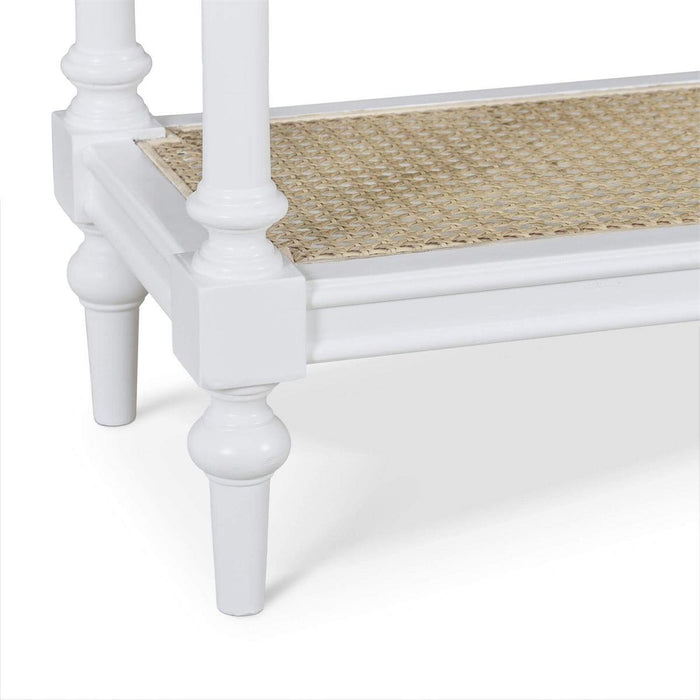 Bramble - Palmetto Console Table w/ 2 Rattan Shelves - BR-28985