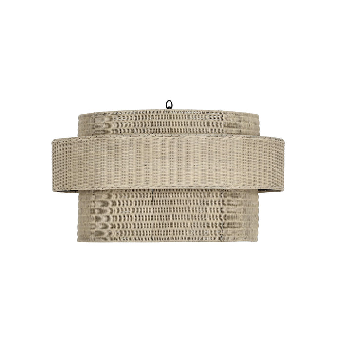 Bramble - Nantucket Rattan Pendant in Sandbar - 28987SNB----- - GreatFurnitureDeal