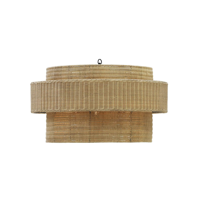 Bramble - Nantucket Rattan Pendant in Sandbar - 28987SNB----- - GreatFurnitureDeal