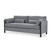 Bramble - Normandy Sofa in Walnut w/ Thames Gray Ashen Performance Fabric - 28999WLTSF245---- - GreatFurnitureDeal
