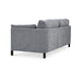 Bramble - Normandy Sofa in Walnut w/ Thames Gray Ashen Performance Fabric - 28999WLTSF245---- - GreatFurnitureDeal