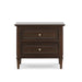 Bramble - Vivienne 2 Drawer Bedside Table Large - BR-29044 - GreatFurnitureDeal