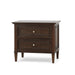 Bramble - Vivienne 2 Drawer Bedside Table Large - BR-29044 - GreatFurnitureDeal